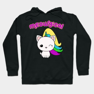 Meowgical Unicorn Magical Cat Hoodie